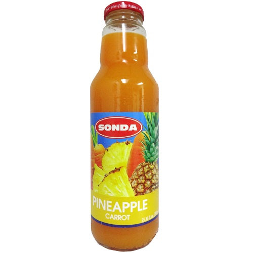 sonda juice 25.36oz pineapple carrot -- 8 per case