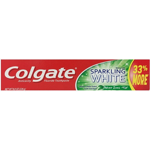 colgate 8.0oz sprklng white mint zing -- 24 per case