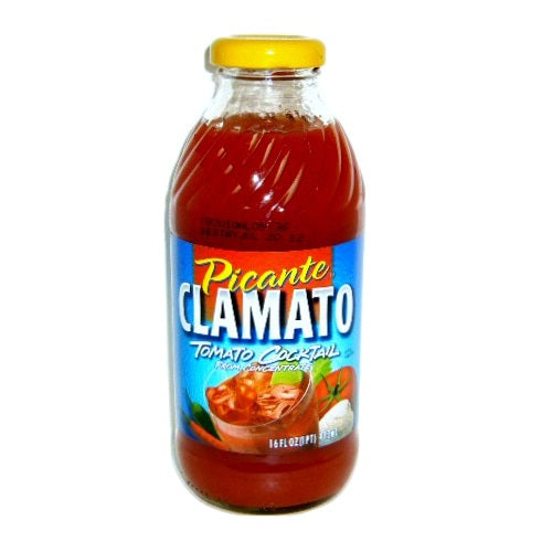 clamato tomato cocktail 16oz picante -- 12 per case