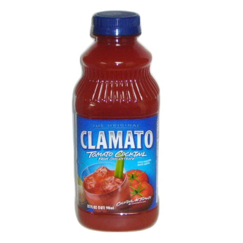 clamato tomato cocktail 32oz reg -- 12 per case