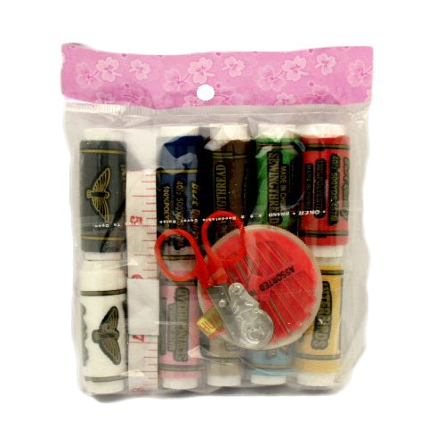 sewing kit in bag asst -- 24 per box