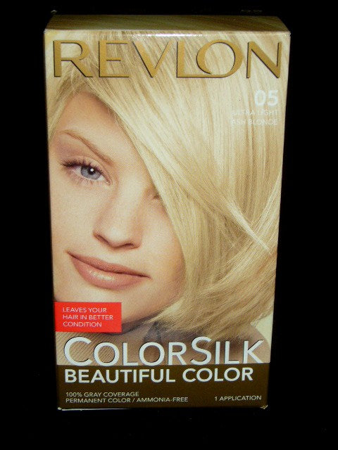 revlon color silk 05 ultra lght ash b -- 12 per case