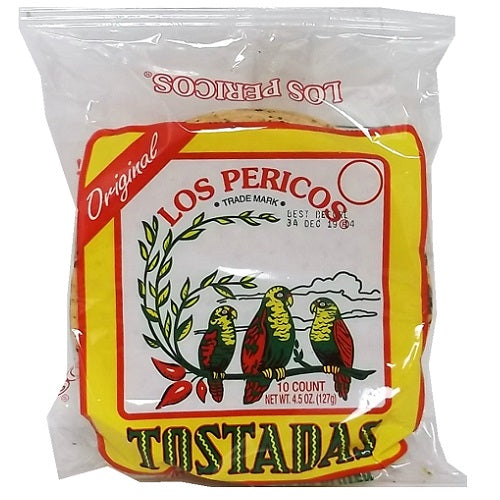 los pericos tostadas 10ct 4.5oz -- 15 per case