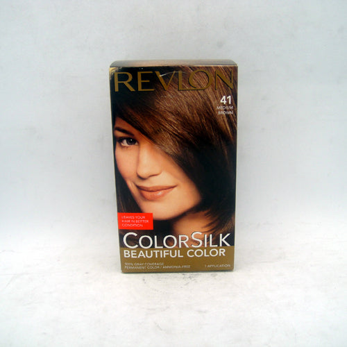 revlon color silk 41 4n md brown -- 12 per case