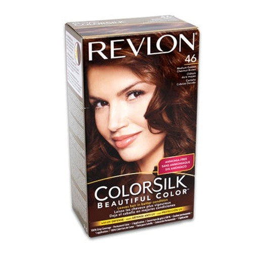 revlon color silk 46 chestnut brown -- 6 per box