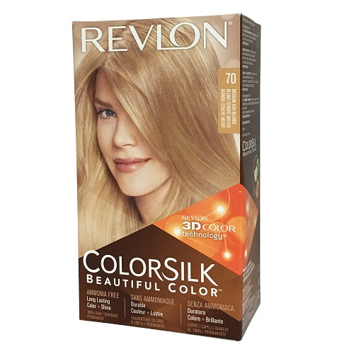revlon color silk 70 md ash blonde -- 12 per case