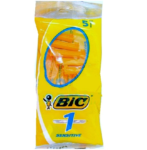 bic razors 5pc classic sensitive -- 40 per case