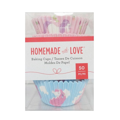 baking cups 50ct unicorn -- 24 per case
