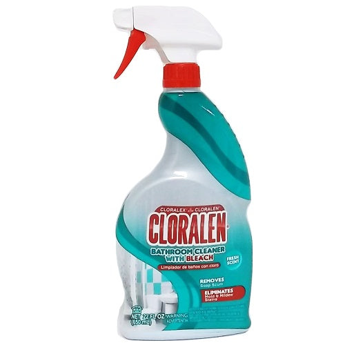 cloralen bthrm cleaner 22oz w- bleach -- 12 per case