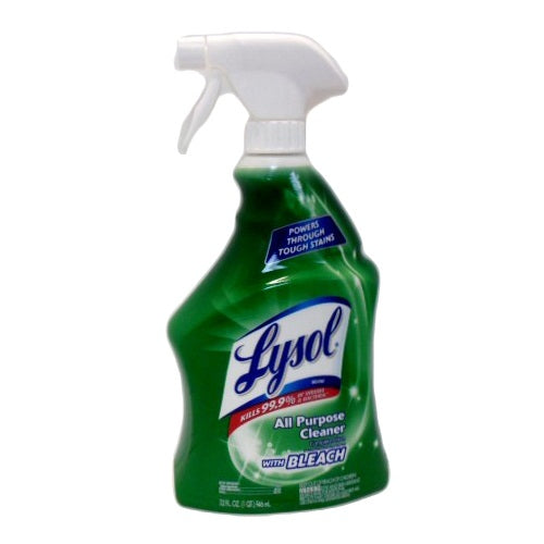 lysol all purpose cleaner 32oz w- bleach -- 12 per case