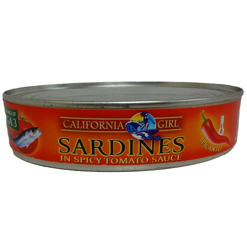 c.g sardines in spicy tomato sauce 7.5oz -- 24 per case