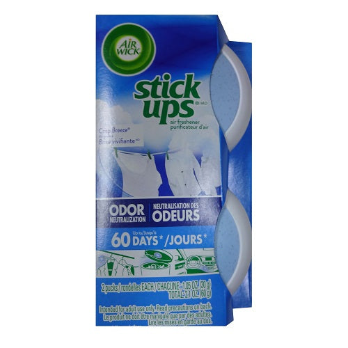 airwick stick ups 2pk crisp breeze -- 12 per case