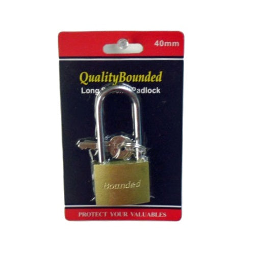padlock 40mm long shank padlock -- 24 per case