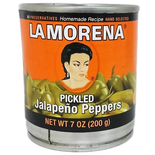 la morena whole jalapenos 7oz -- 24 per case
