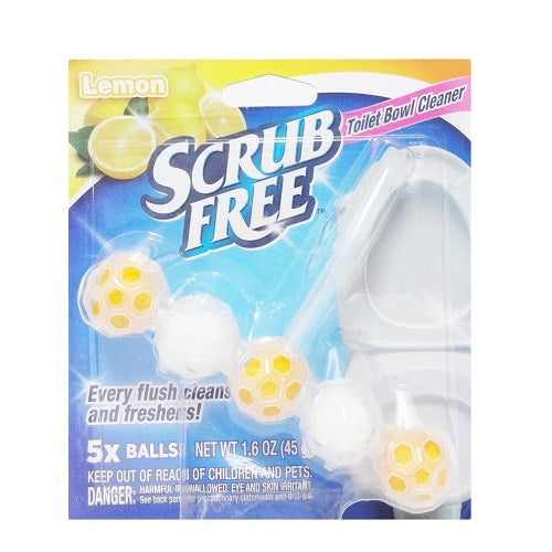 scrub free toilet bowl cleaner 1.6oz lmn -- 12 per case