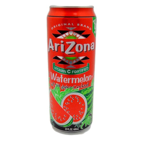 arizona 22oz can watermelon crv -- 24 per case