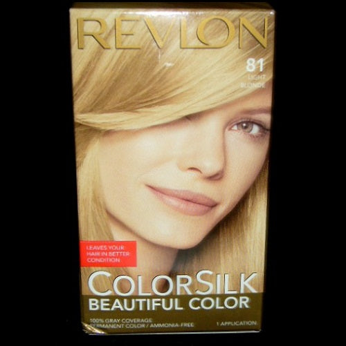 revlon color silk 81 light blonde -- 6 per box