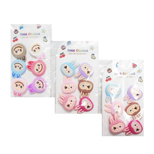 shoe charm 6pk labubu -- 12 per box