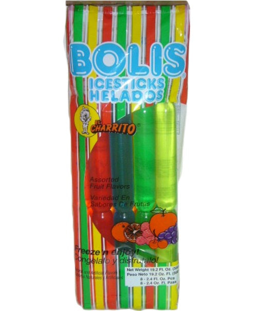 bolis ice pops 8pk 2.4oz -- 24 per case