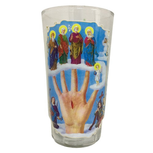 candle 6in mano poderosa white -- 12 per case