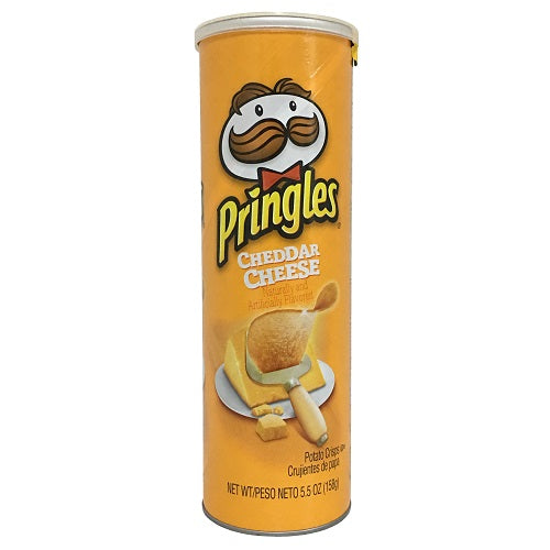 pringles 5.5oz cheddar cheese crisps -- 14 per case