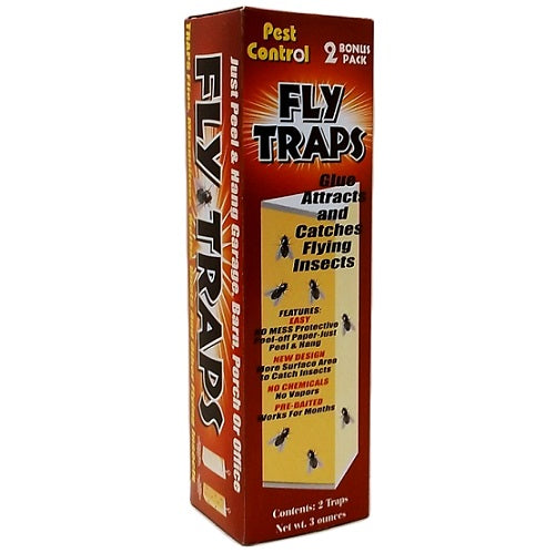pest control fly traps 2pk -- 12 per case