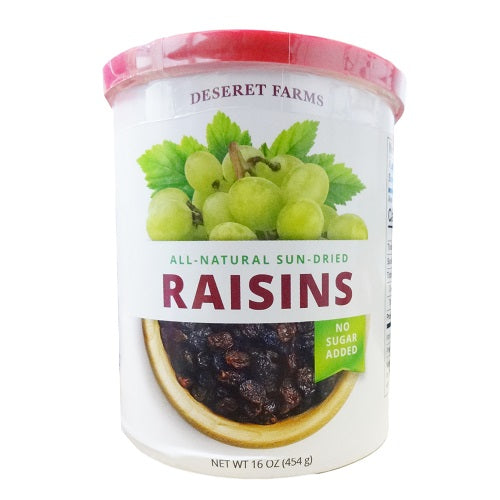 d.f sun- dried raisins 16oz -- 12 per case