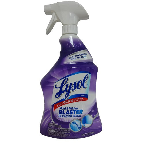 lysol mold mildew foamer 32oz w- bleach -- 9 per case