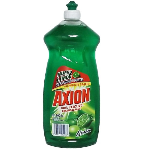 axion dish liq 900ml limon -- 12 per case