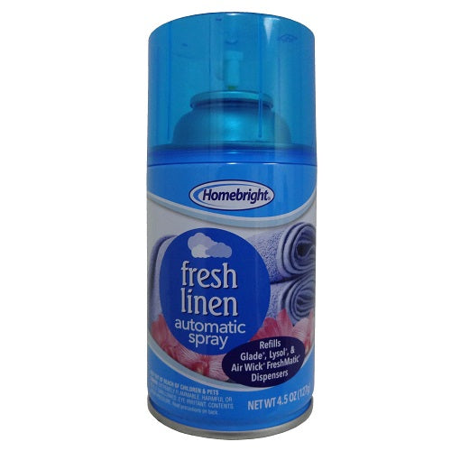 h.b automatic spray fresh l inen 4.5oz -- 12 per case