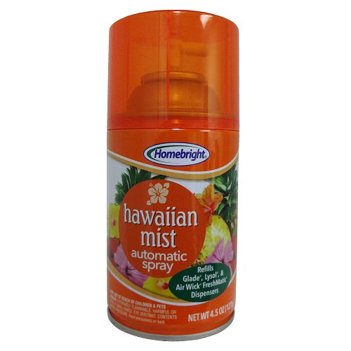 h.b automatic spray hawaiian mist 4.5oz -- 12 per case