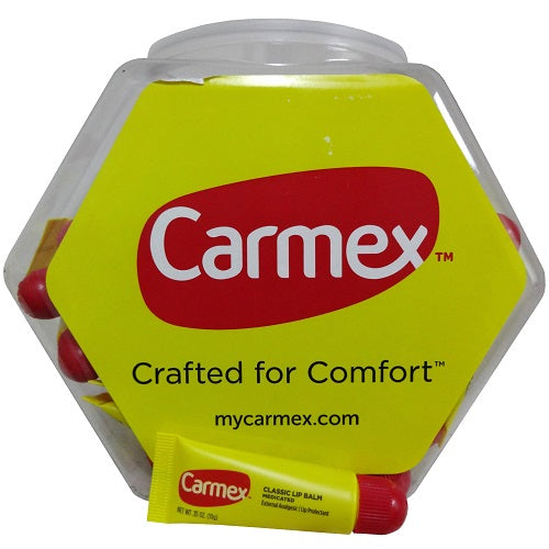 carmex lip balm 0.35oz orgnl tube in jar -- 48 per box