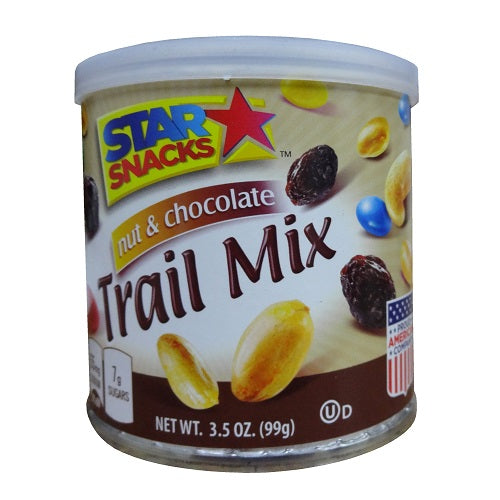 s.s trail mix 3.5oz nuts candy -- 24 per case