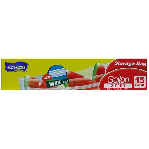blue star storage bag 1 gl zipper 15ct -- 24 per case