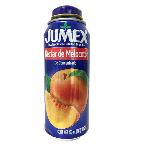 jumex lata botella peach 15.5oz -- 12 per case