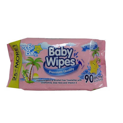 b.l baby wipes 72ct hypoallergenic pink -- 12 per case