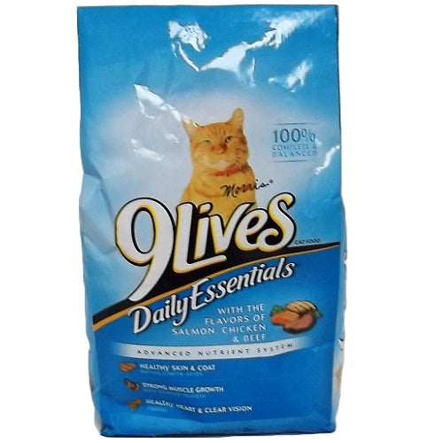 9 lives 3.15 lbs cat food daily essentia -- 4 per case