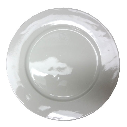 china plate 10 off white -- 36 per case