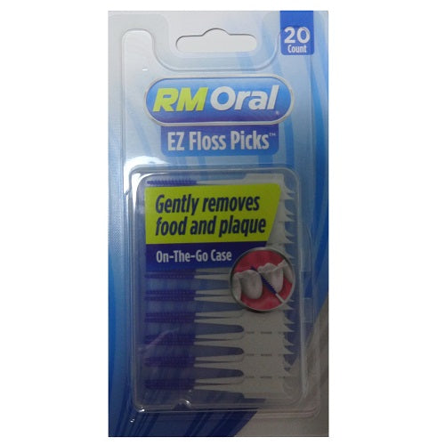 rm oral floss picks 20ct -- 12 per box