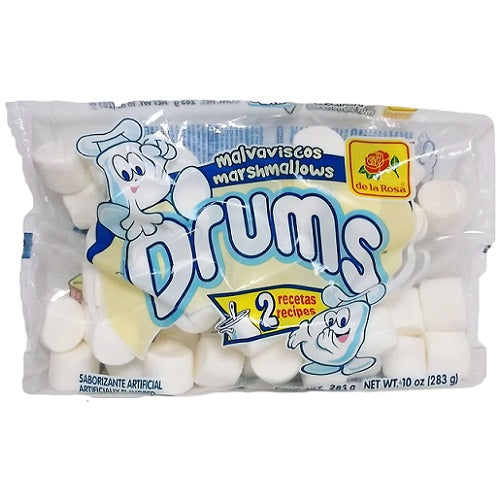 de la rosa mrshmllw drums wht 10oz -- 24 per case
