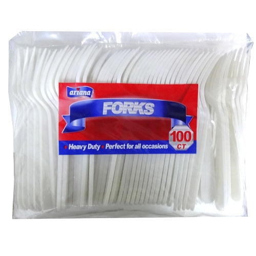 blue star pp quality forks 100ct h-d -- 10 per case