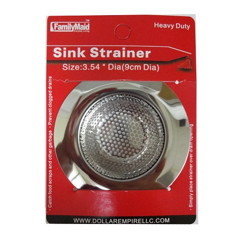 sink strainer 1pc stainless steel -- 24 per box