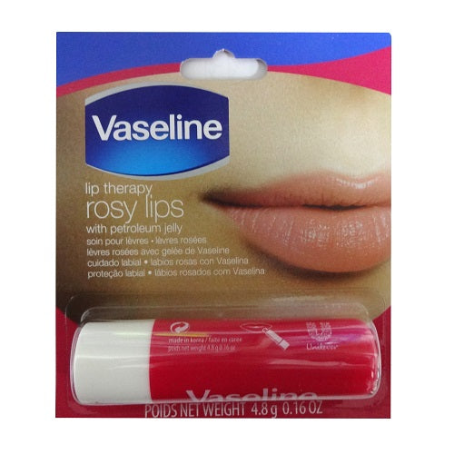 vaseline lip therapy 0.16oz rosy lips -- 24 per case