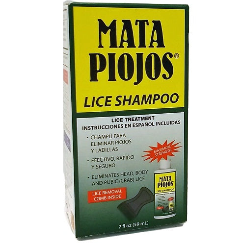 mata piojos lice shampoo 2oz -- 12 per box