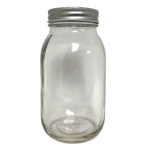 mason jar glass 32oz -- 12 per case