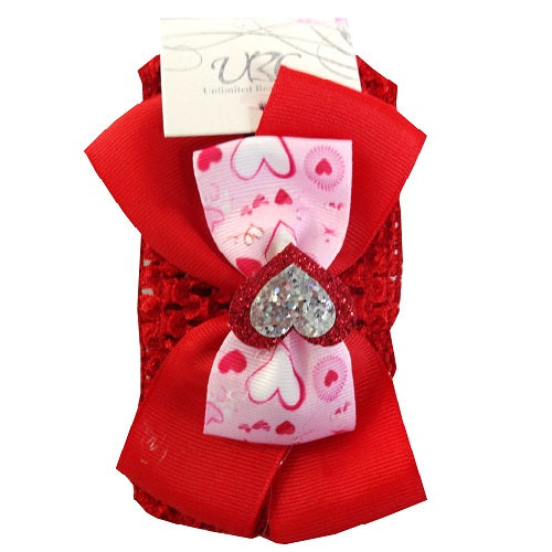 embroidered headwrap w- bow -- 12 per box