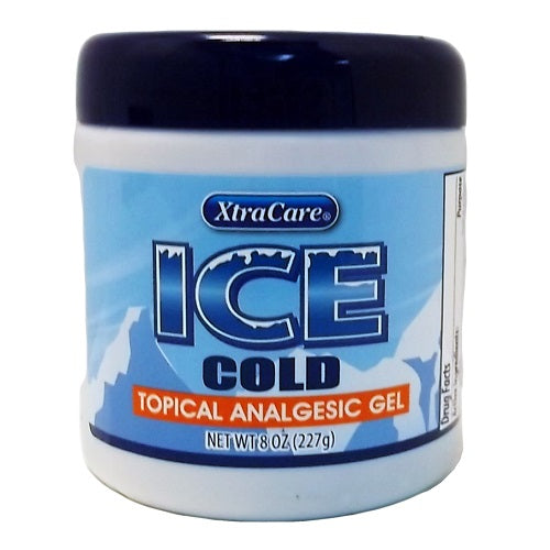 xtra care ice cold analgesic gel 8oz -- 24 per case