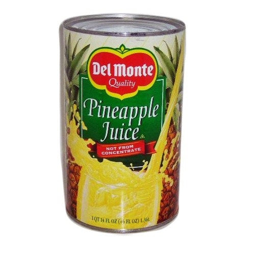 del monte pineapple juice 46oz -- 12 per case