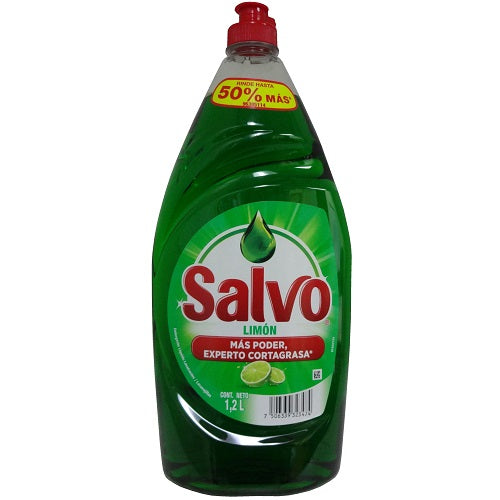 salvo dish liq 1.2 ltr limon -- 12 per case