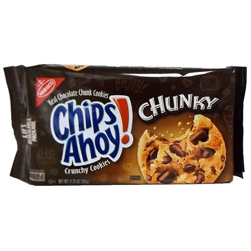 nabisco chips ahoy chunky cookies 11.75o -- 12 per case